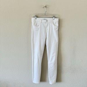 J Brand Alana High Rise Cropped Jeans in Blanc, size 29